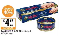 Supabarn Rizzoli tuna in olive oil offer