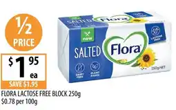 Supabarn Flora lactose free block offer