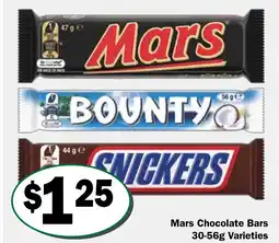 Friendly Grocer Mars Chocolate Bars Varieties offer