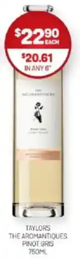 Harry Brown Taylors the aromantiques pinot gris offer