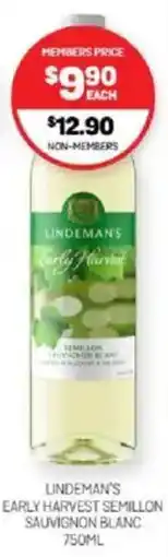 Harry Brown Lindeman's early harvest semillon sauvignon blanc offer