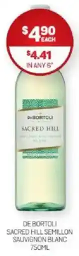 Harry Brown De bortoli sacred hill semillon sauvignon blanc offer
