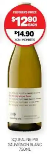 Harry Brown Squealing pig sauvignon blanc offer