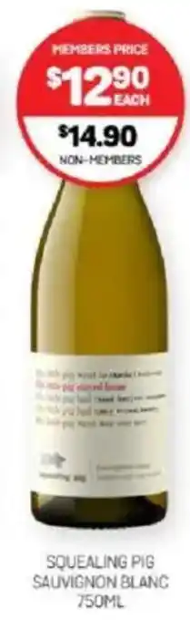 Harry Brown Squealing pig sauvignon blanc offer