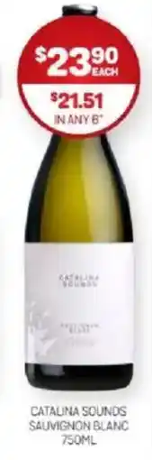 Harry Brown Catalina sounds sauvignon blanc offer