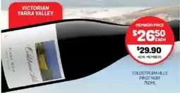 Harry Brown Coldstream hills pinot noir offer