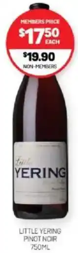 Harry Brown Little yering pinot noir offer