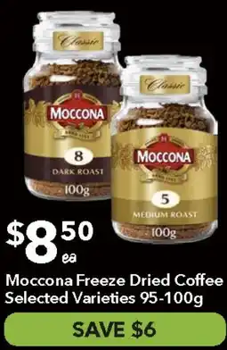 Ritchies Moccona Freeze Dried Coffee Selected Varieties offer
