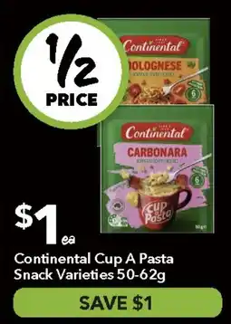 Ritchies Continental Cup A Pasta Snack Varieties offer