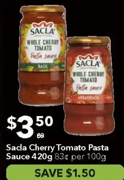 Ritchies Sacla Cherry Tomato Pasta Sauce offer