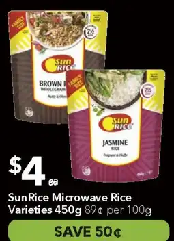 Ritchies Sun Rice Microwave Rice Varieties offer