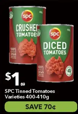Ritchies SPC Tinned Tomatoes Varieties offer