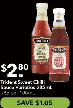 Ritchies Trident Sweet Chilli Sauce Varieties offer