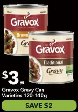Ritchies Gravox Gravy Can Varieties offer