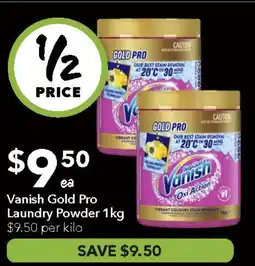 Ritchies Vanish Gold Pro Laundry Powder offer
