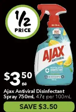 Ritchies Ajax Antiviral Disinfectant Spray offer
