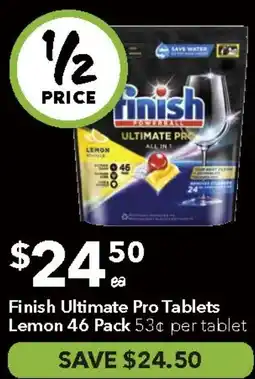 Ritchies Finish Ultimate Pro Tablets Lemon offer