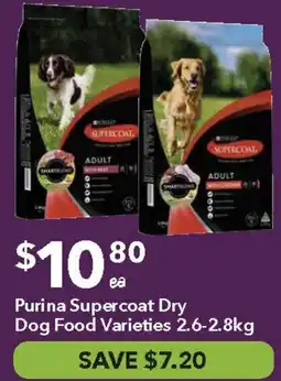 Ritchies Purina Supercoat Dry Dog Food Varieties offer
