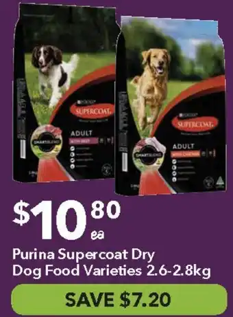 Ritchies Purina Supercoat Dry Dog Food Varieties offer