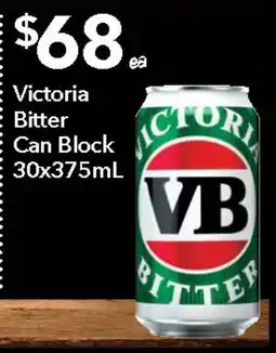 Ritchies Victoria Bitter Can Block offer