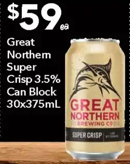 Ritchies Great Northem Super Crisp 3.5% Can Block offer