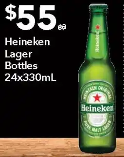 Ritchies Heineken Lager Bottles offer