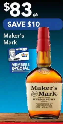 Ritchies Maker's Mark offer