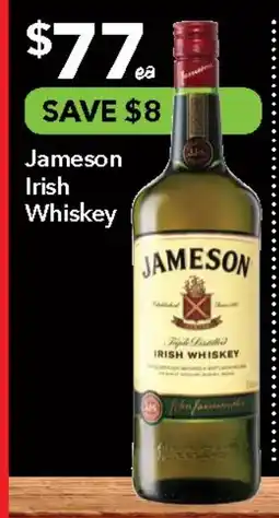 Ritchies Jameson Irish Whiskey offer
