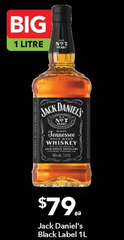 Ritchies Jack Daniel's Black Label offer