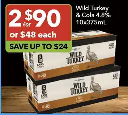 Ritchies Wild Turkey & Cola 4.8% offer