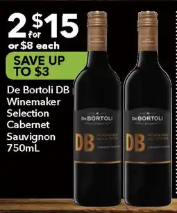 Ritchies De Bortoli DB Winemaker Selection Cabernet Sauvignon offer
