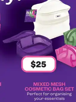 Priceline MIXED MESH COSMETIC BAG SET offer