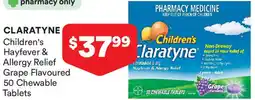 Priceline CLARATYNE Children's Hayfever & Allergy Relief Grape Flavoured offer