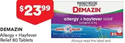 Priceline DEMAZIN Allergy Hayfever Relief offer