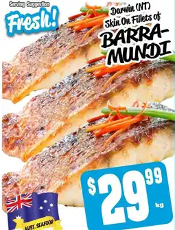Farmer Jack's Barra- mundi offer