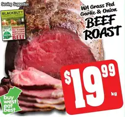 Farmer Jack's Beef roast offer