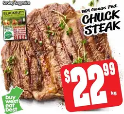 Farmer Jack's Chuck steak offer