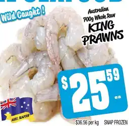 Farmer Jack's King prawns offer
