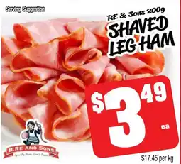 Farmer Jack's Shaved leg ham offer