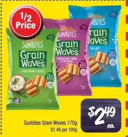 Farmer Jack's Sunbites Grain Waves offer