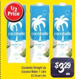 Farmer Jack's Cocobella Straight Up Coconut Water offer