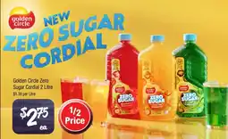 Farmer Jack's Golden Circle Zero Sugar Cordial offer