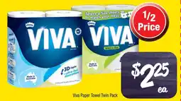 Farmer Jack's Viva Paper Towel Twin Pack offer
