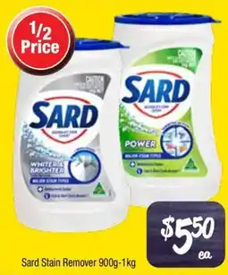 Farmer Jack's Sard Stain Remover offer
