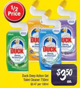 Farmer Jack's Duck Deep Action Gel Toilet Cleaner offer