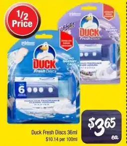 Farmer Jack's Duck Fresh Discs offer