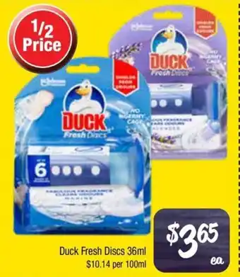 Farmer Jack's Duck Fresh Discs offer