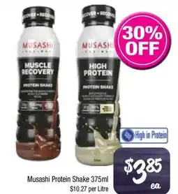 Farmer Jack's Musashi Protein Shake offer