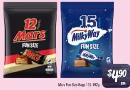 Farmer Jack's Mars Fun Size Bags offer