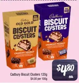 Farmer Jack's Cadbury Biscuit Clusters offer